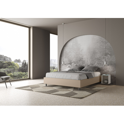 Azelia Sommier bed L.160 D.210 with dove gray base