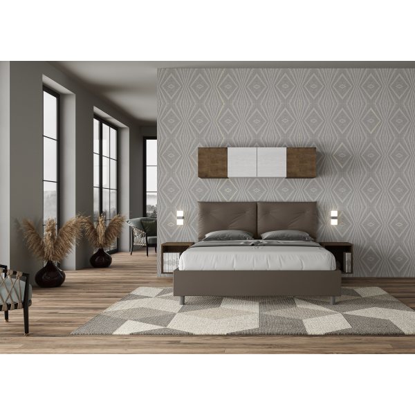 Appia bed 160x200 with cappuccino base