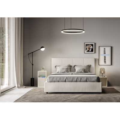 Mika bed 160x190 with white mesh