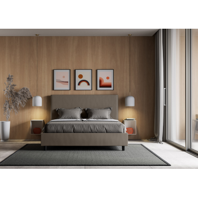 Focus bed 160x200 mesh and cappuccino container