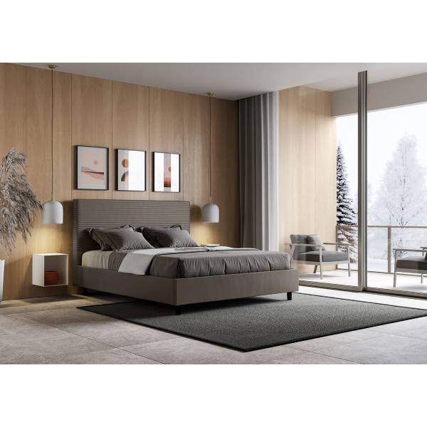 Cama Focus 160x210 sin base capuchino