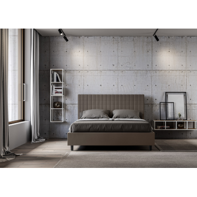 Cama Sunny 160x190 con base capuchino