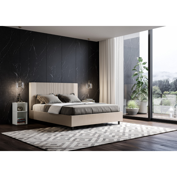 Cama Goya 160x200 sin base tórtola