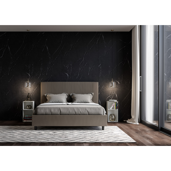 Cama Goya 160x200 sin base capuchino