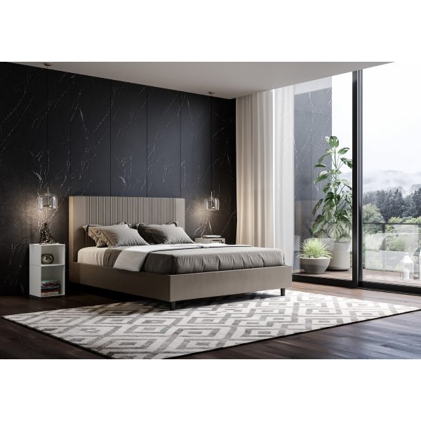 Cama Goya 160x200 sin base capuchino