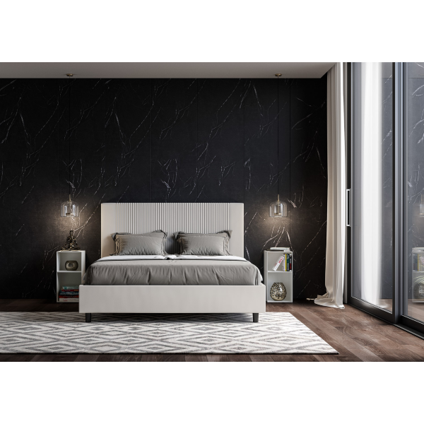 Cama Goya 160x210 con malla blanca