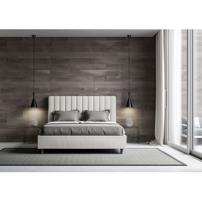 Cama Agueda 160x210 con base blanca