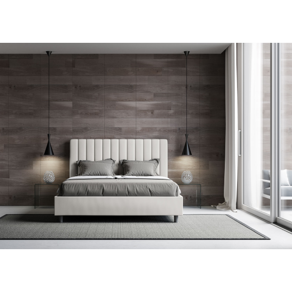 Cama Agueda 160x210 con base blanca