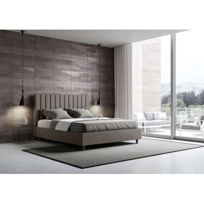 Cama Agueda 160x210 con base capuchino