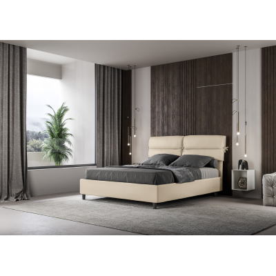 Cama Nandy 160x210 sin base gris tórtola