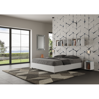 Cama de fresno blanco Nuamo Fisso