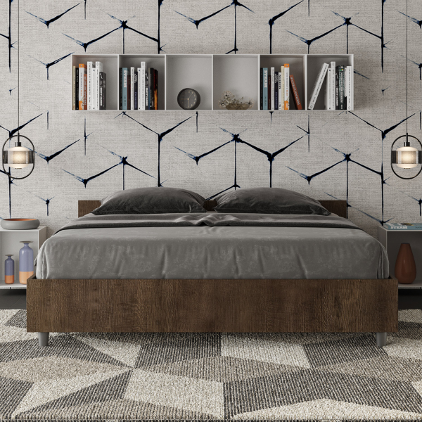 Nuamo bed Fisso walnut