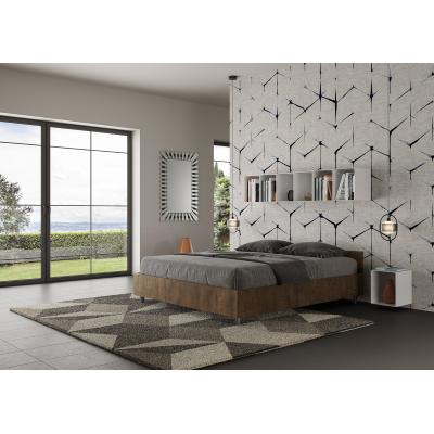 Nuamo bed Fisso walnut