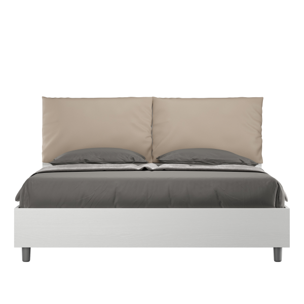 Egos Antea bed 160x190 with dove gray base
