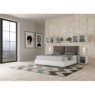 Egos Antea bed 160x190 mesh and cappuccino container