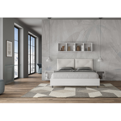 Cama Egos Appia 160x190 sin base blanca