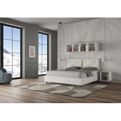 Cama Egos Appia 160x190 sin base blanca