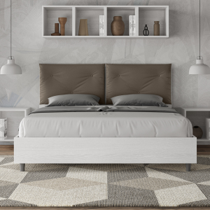 Egos Appia bed 160x190 with cappuccino base