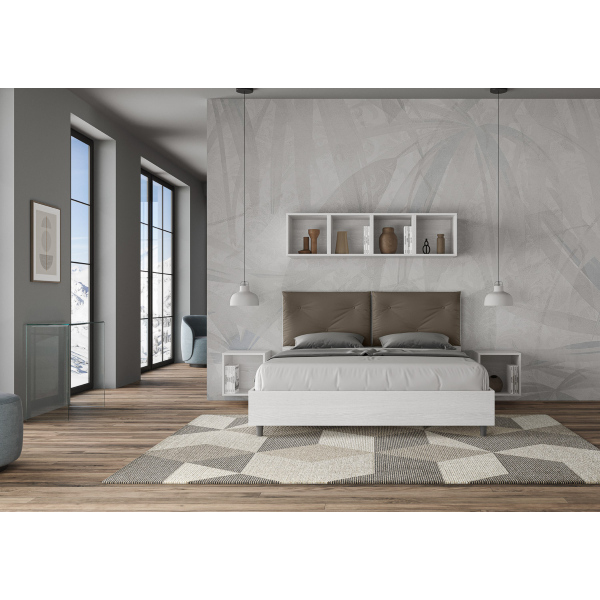 Egos Appia bed 160x190 with cappuccino base