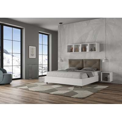 Egos Appia bed 160x190 with cappuccino base
