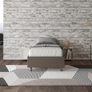 Azelia Sommier bed 80x190 with cappuccino base