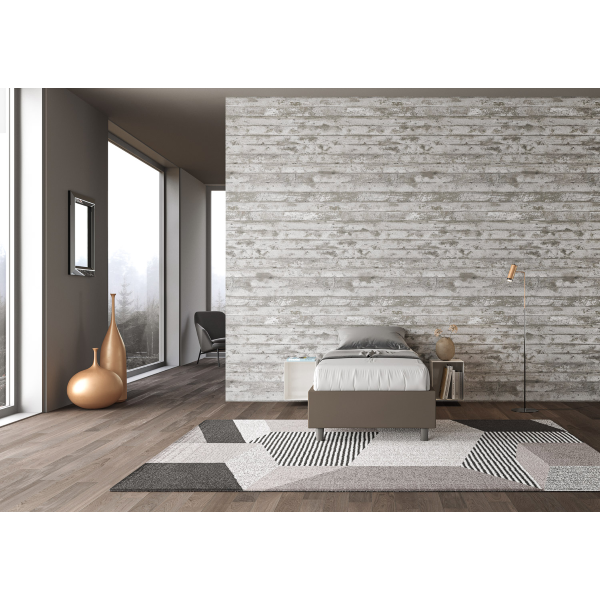 Azelia Sommier bed L.80 D.200 base and cappuccino container