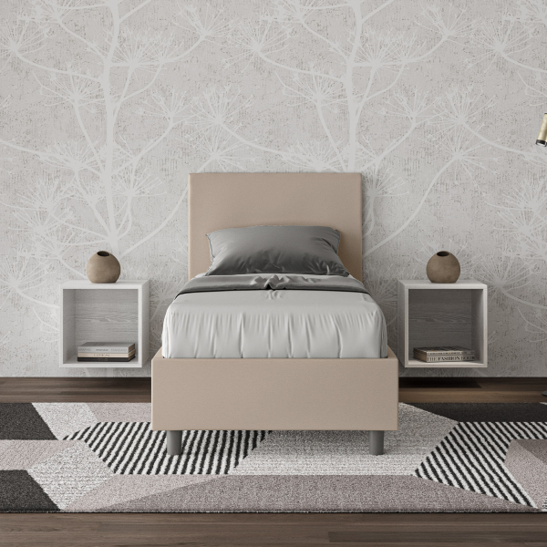 Adele bed 80x200 with dove gray base