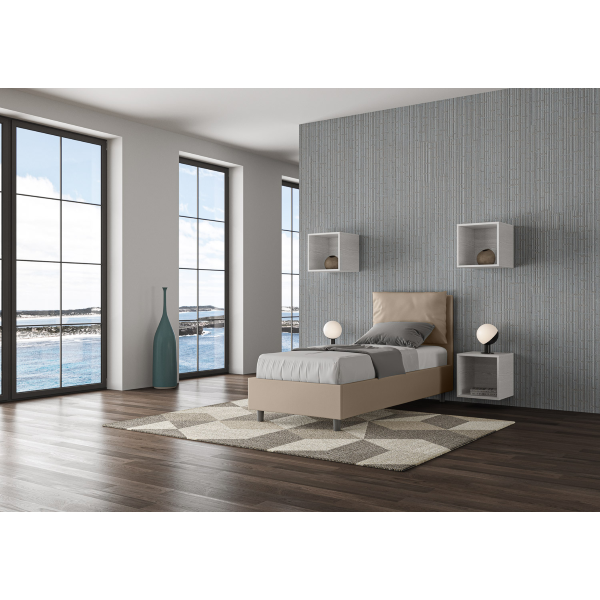 Antea bed 80x210 with dove gray base