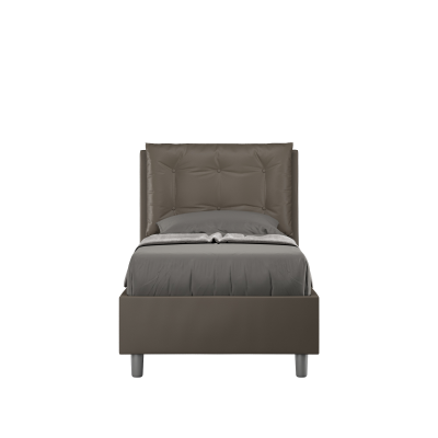 Annalisa bed 80x210 mesh and cappuccino container