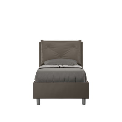 Appia bed 80x200 with cappuccino base