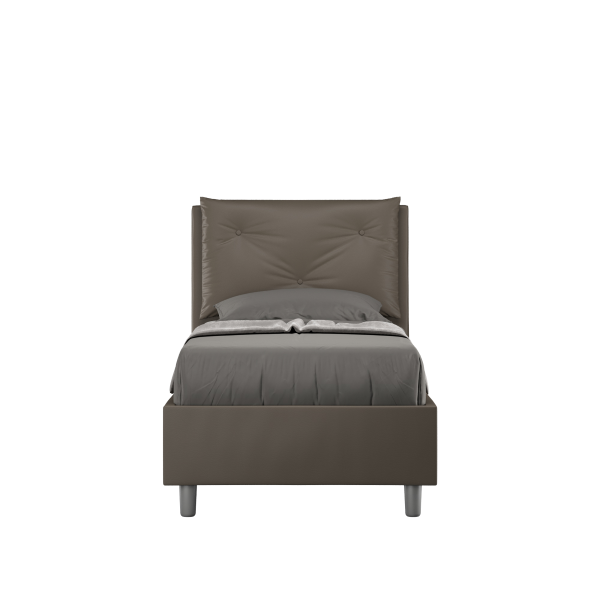 Appia bed 80x200 with cappuccino base