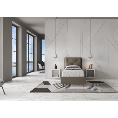 Appia bed 80x200 with cappuccino base