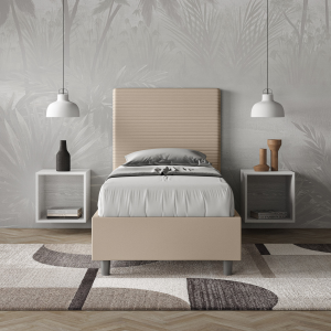 Focus Bett 80x190 mit taubengrauem Untergestell