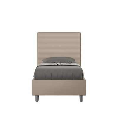 Focus bed 80x190 dove gray base and container