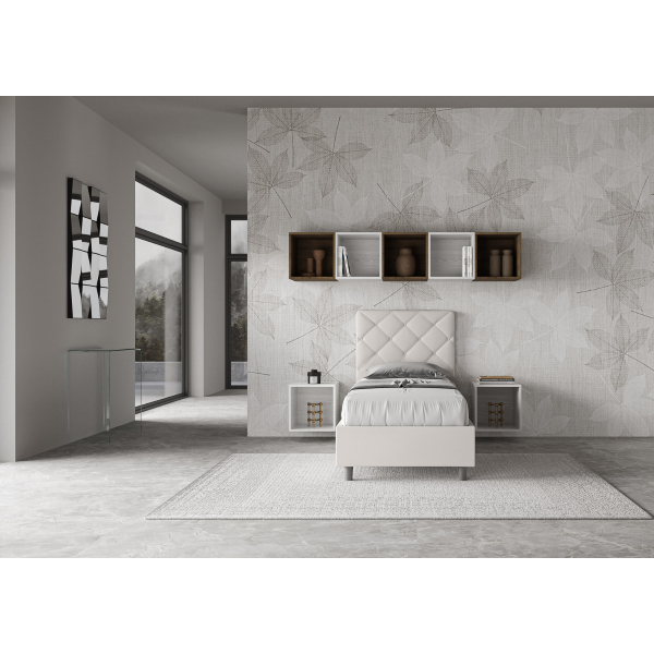 Priya bed 80x190 with white base