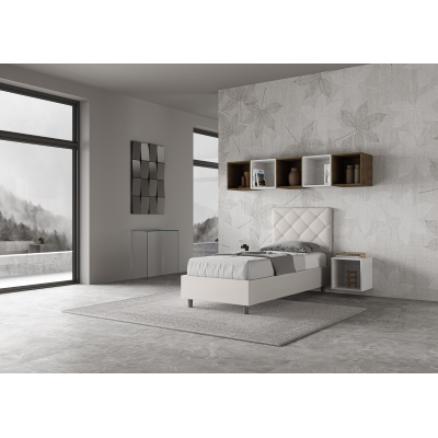 Priya bed 80x200 mesh and white container