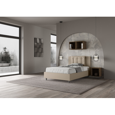 Annalisa Bett L.120 D.210 ohne taubengraues Gestell