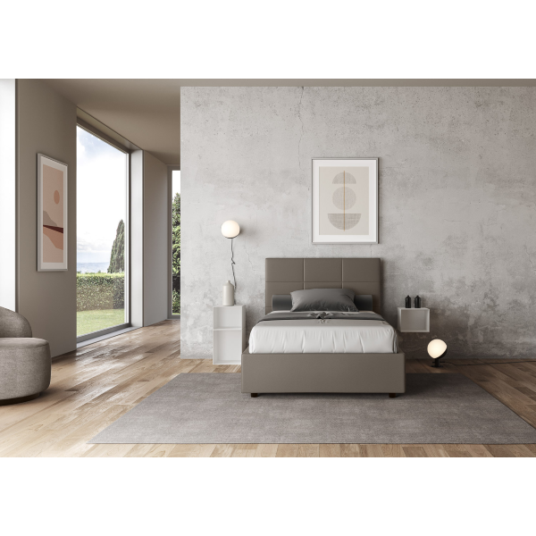 Mika-Bett 120x190 mit Cappuccino-Basis