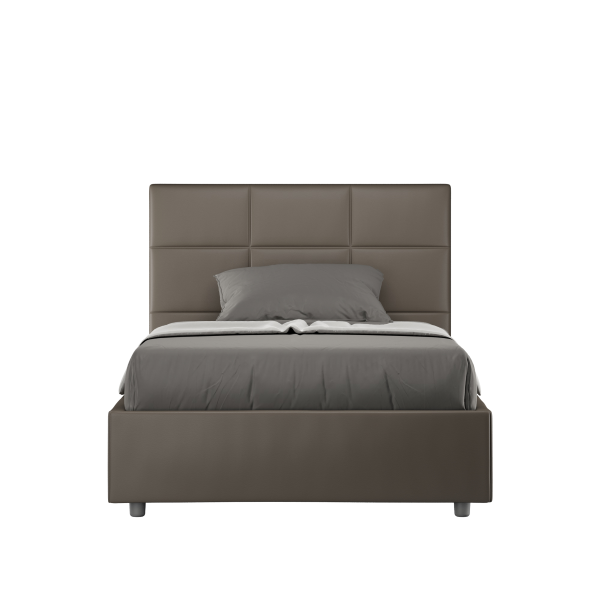 Mika bed 120x200 mesh and cappuccino container