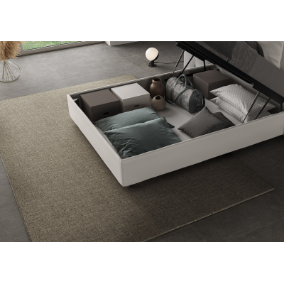 Agueda bed 120x200 mesh and white container