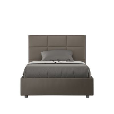 Bett Mika L.140 D.210 mit Cappuccino-Basis