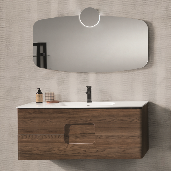 ARCO wall-hung bathroom cabinet 100 cm with two Tek drawers