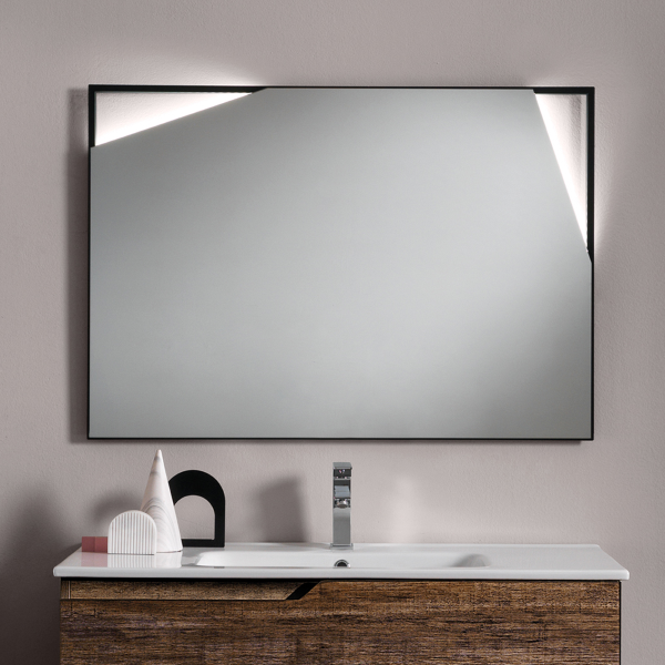 Specchio bagno rettangolare SOUL 70x100 cm con LED - 011101
