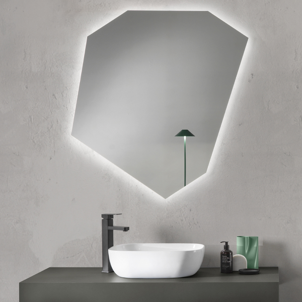 Specchio da bagno retroilluminato LED SELF 93 cm - 011112