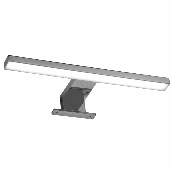 Suspended bathroom cabinet with mirror and Arco LED lamp 100 cm Oak knots