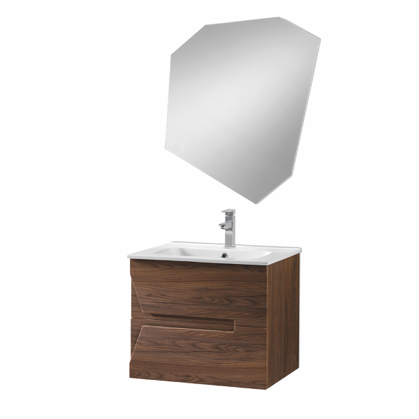 60 cm bathroom cabinet with mirror and HAITI Tek base
