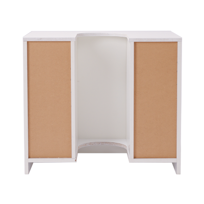 Column cabinet 2 doors 2 drawers SHINY WHITE