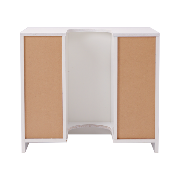 Column cabinet 2 doors 2 drawers SHINY WHITE