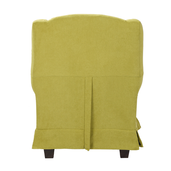 Fauteuil rembourré BERGERE en tissu Lime déhoussable