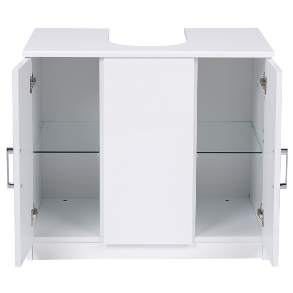 Cabinet COPRICOLONNA 2 mirror doors SHINY WHITE